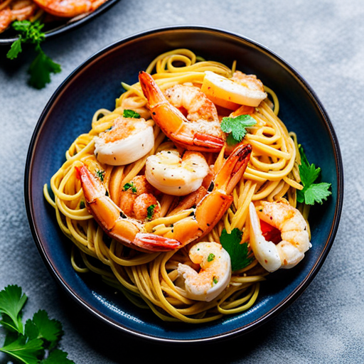 Garlic Shrimp Pasta