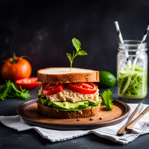 Avocado Veggie Sandwich