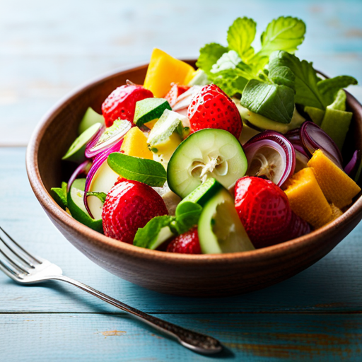 Apple Cucumber Breakfast Salad