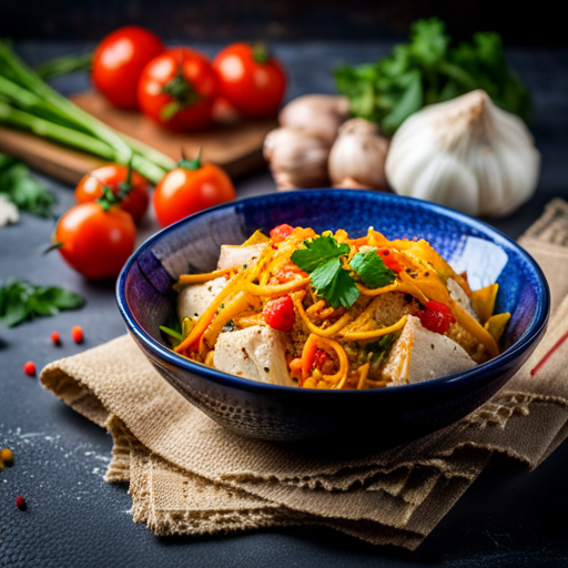 Chicken and Vegetable Rice Bowl