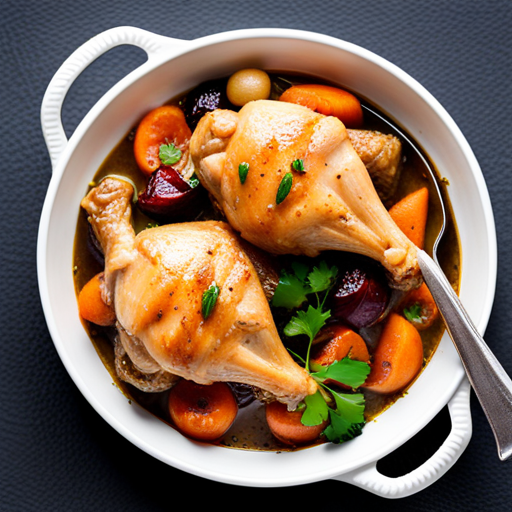 Beer-Braised Chicken