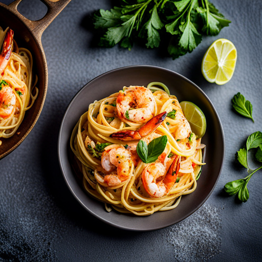 Garlic Shrimp Pasta