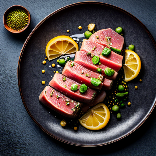 Seared Tuna with Citrus Glaze