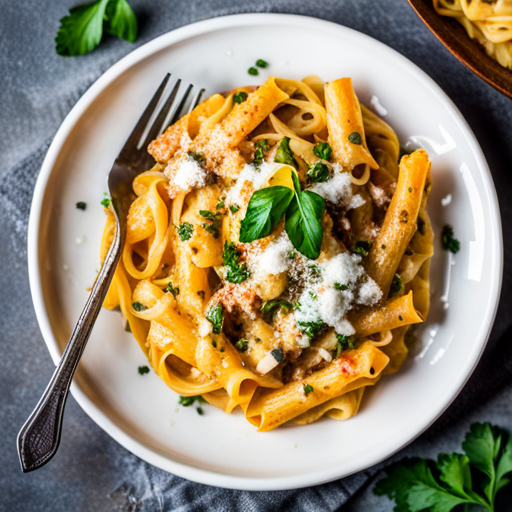 Brazilian Cheese and Onion Pasta