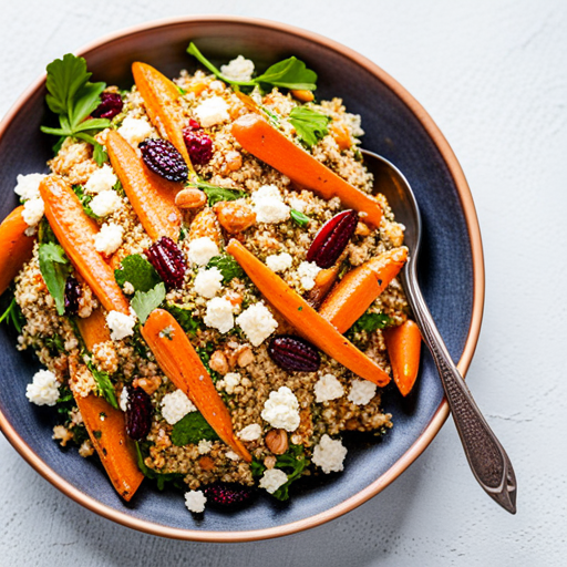 Roasted Carrot and Quinoa Salad