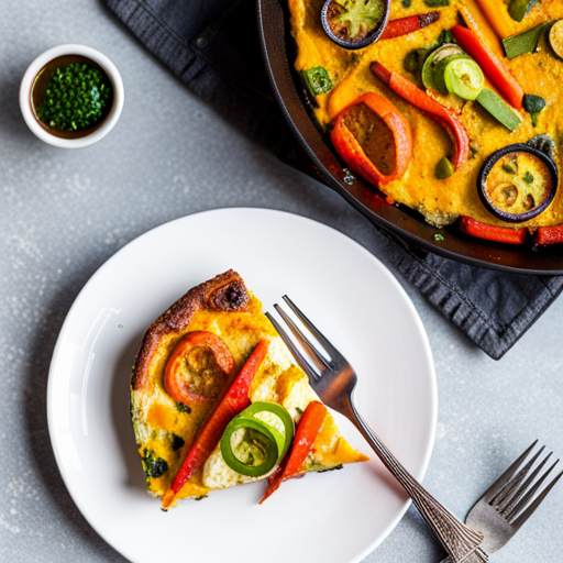 Carrot and Pepper Frittata