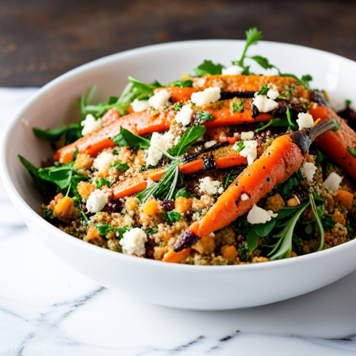 Roasted Carrot and Quinoa Salad