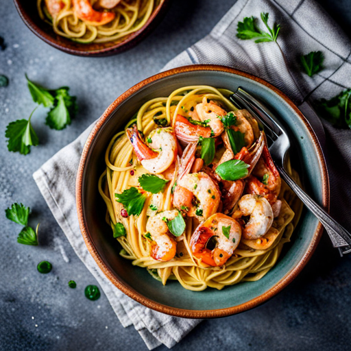 Creamy Garlic Shrimp Pasta