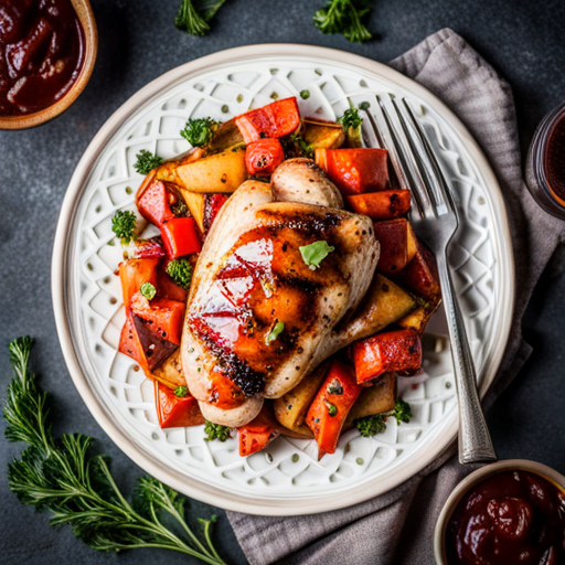 Ketchup Glazed Chicken