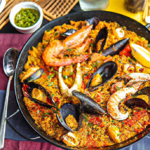 Paella De Mariscos Recipe Cookaifood