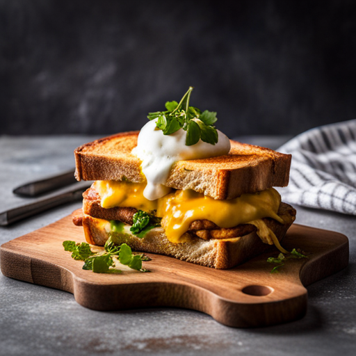 Cheesy Egg Sandwich