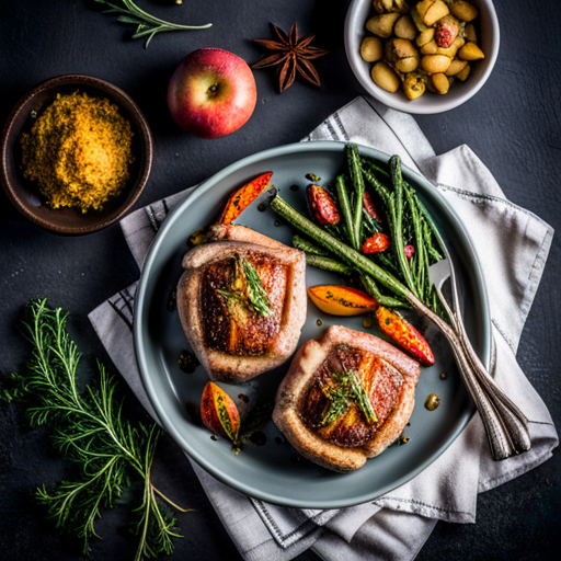 Apple-Stuffed Pork Chops