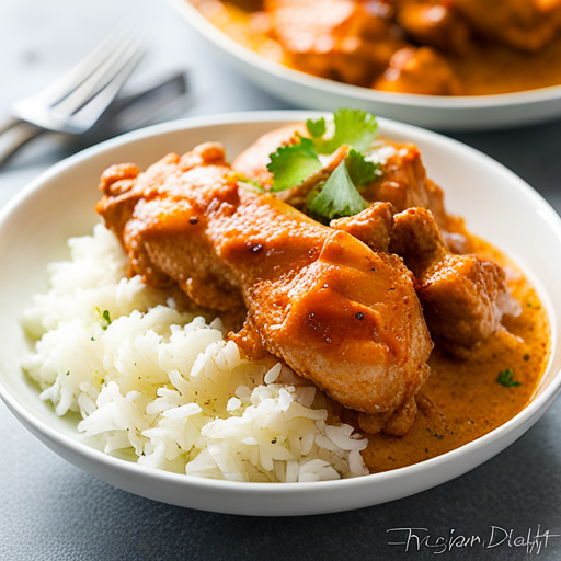 Beer-Infused Butter Chicken with Soy Rice