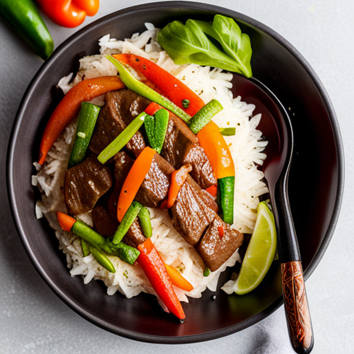 Beef and Rice Stir-Fry