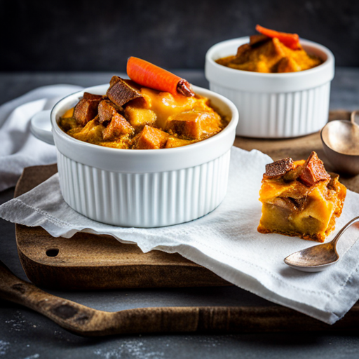 Apple Carrot Bread Pudding