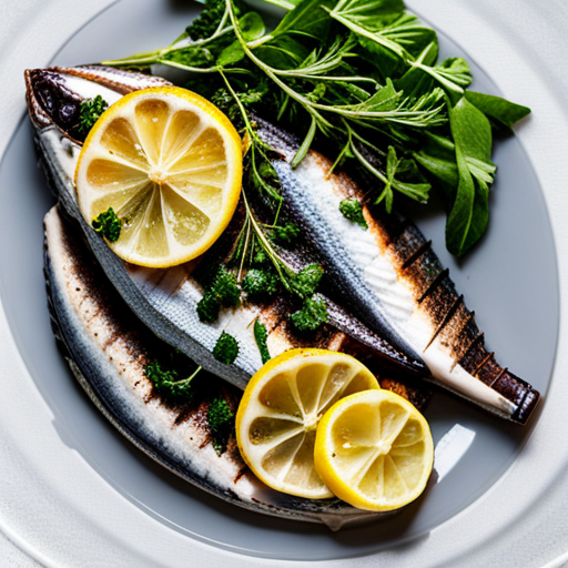 Grilled Mackerel with Lemon and Herbs