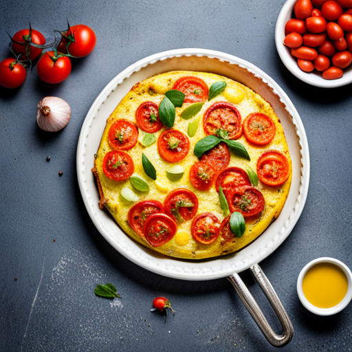 Mustard Potato and Tomato Frittata