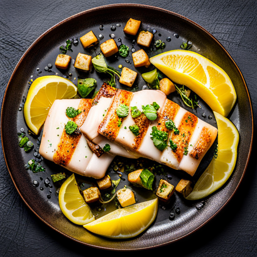 Pan-Seared Cod with Lemon Butter Sauce