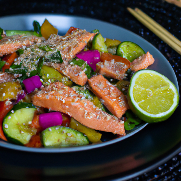 Asian Salmon Stir Fry