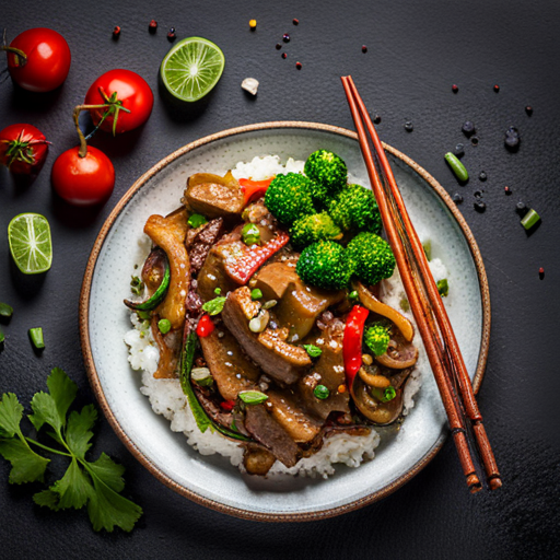 Asian Beef Stir-Fry with Rice