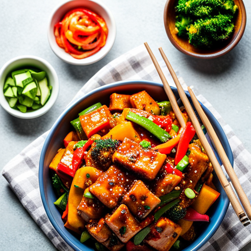 Spicy Korean Tofu Stir-Fry