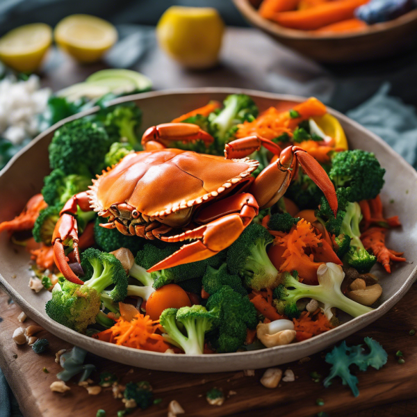 Cuban Crab and Vegetable Stir-Fry