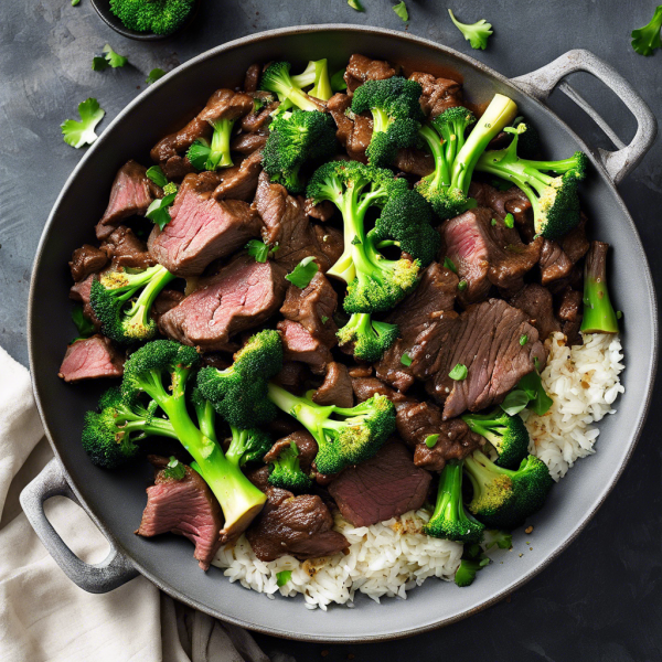 Arab-style Beef and Broccoli Stir-Fry