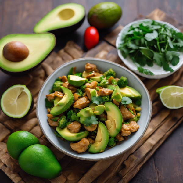 Avocado Chicken Stir-Fry