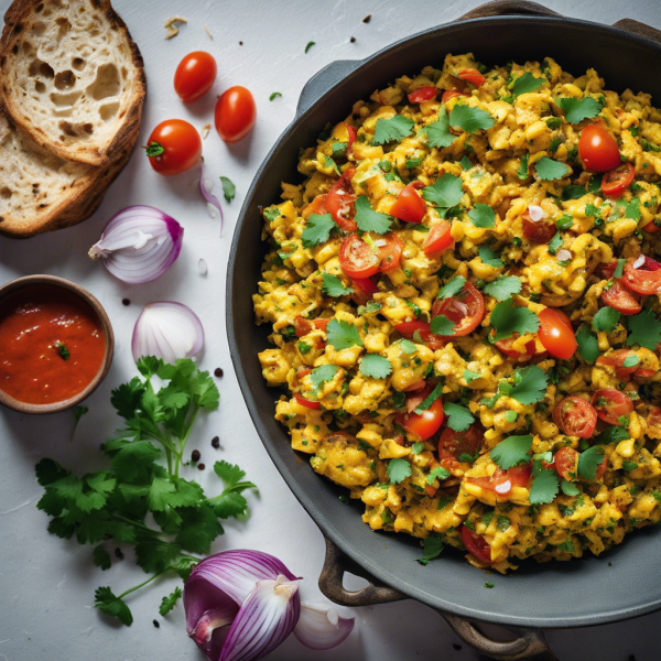 Spicy Indian Breakfast Scramble