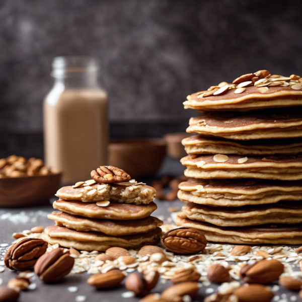 Nutty Oatmeal Pancakes