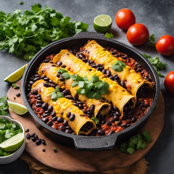 Mexican Black Bean Enchiladas