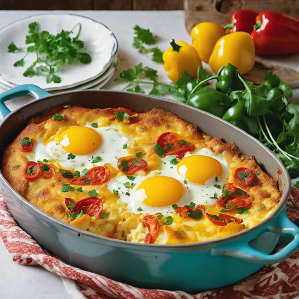 Spicy Potato and Egg Bake