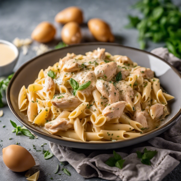 Creamy Chicken Pasta Recipe | cookAIfood