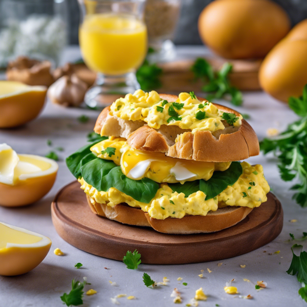 Garlic Ginger Egg Sandwich