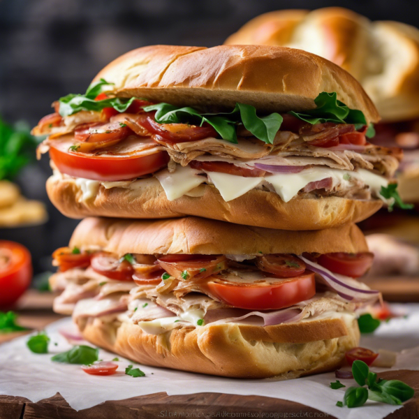 Italian Turkey Potato Sandwich