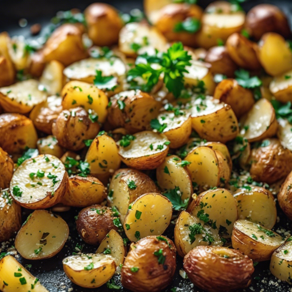 Garlic Parmesan Roasted Potatoes