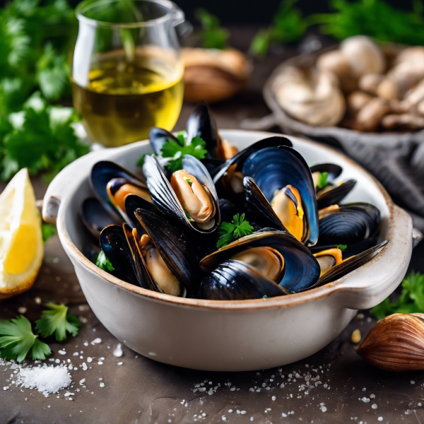 Mussels in White Wine Sauce Recipe cookAIfood