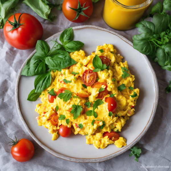 Ginger Tomato Scrambled Eggs