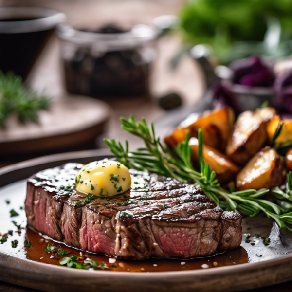 Herbed Butter Seared Steak