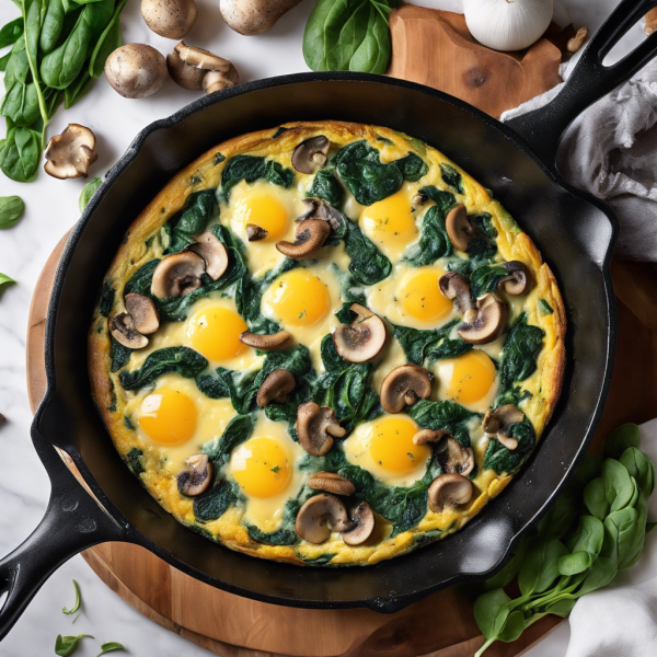 Spinach and Mushroom Frittata