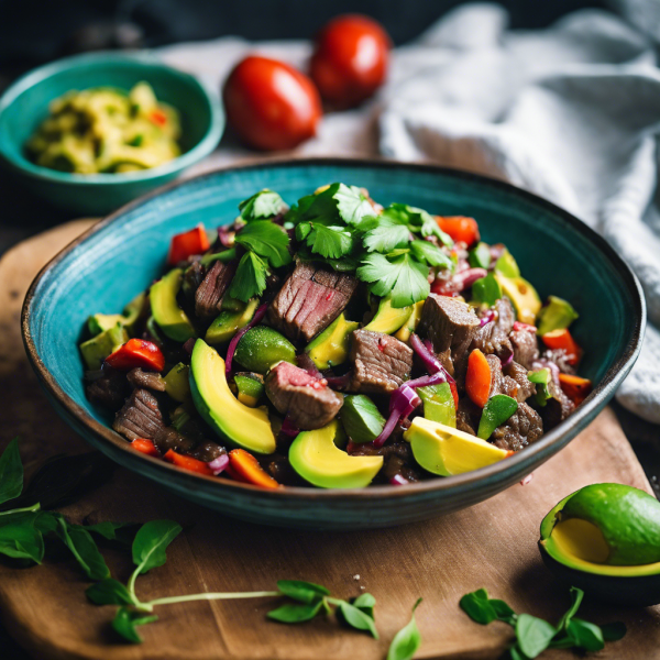 Caribbean Avocado Beef Stir-Fry