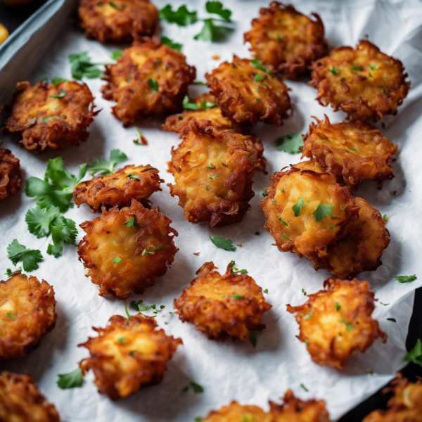 Indian-style Potato Onion Fritters