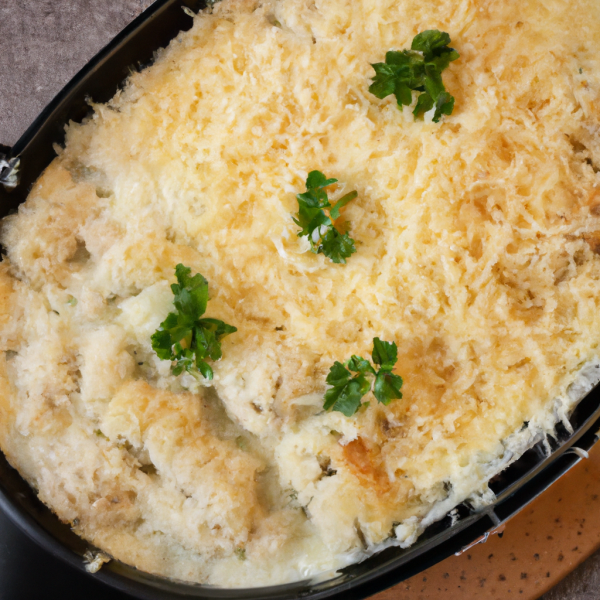 Chicken Alfredo Bake