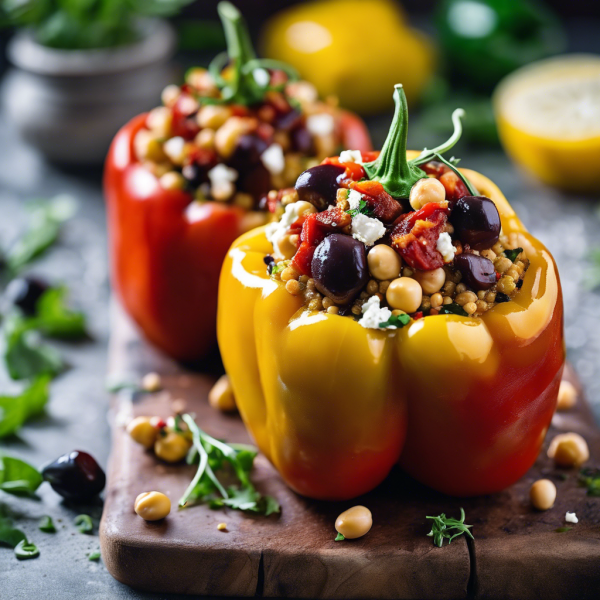 Mediterranean Stuffed Bell Peppers