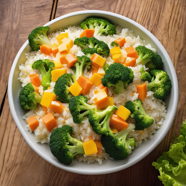 Cheesy Vegetable Rice Bowl