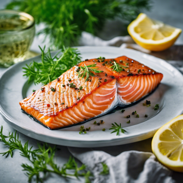 Earl Grey Tea Infused Salmon