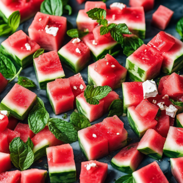 Watermelon Salad with Feta and Mint