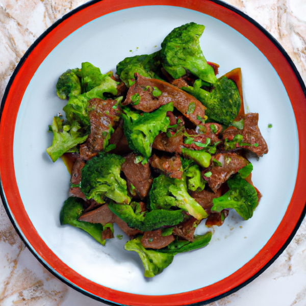 Beef broccoli stir-fry 