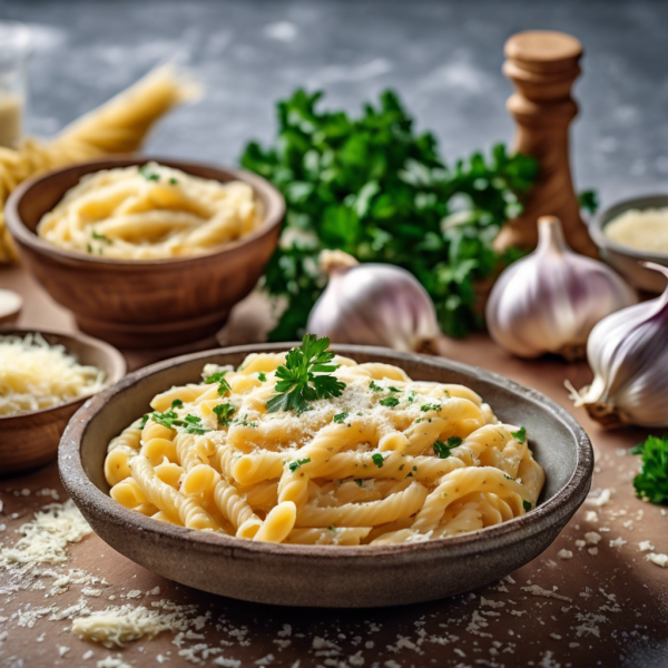 Creamy Garlic Parmesan Pasta