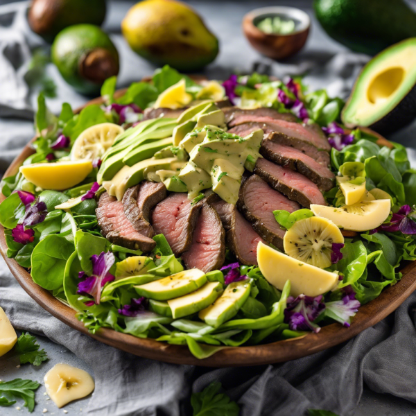 Avocado Banana Beef Salad